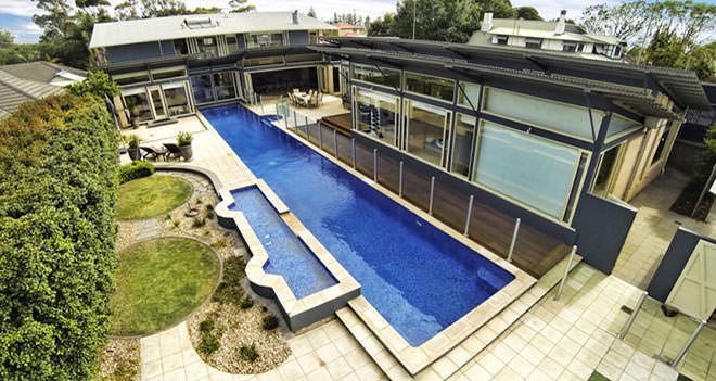 5 Concrete Pool Design Ideas You’ll Love - Concrete Lap Pool, Australian Outdoor Living.