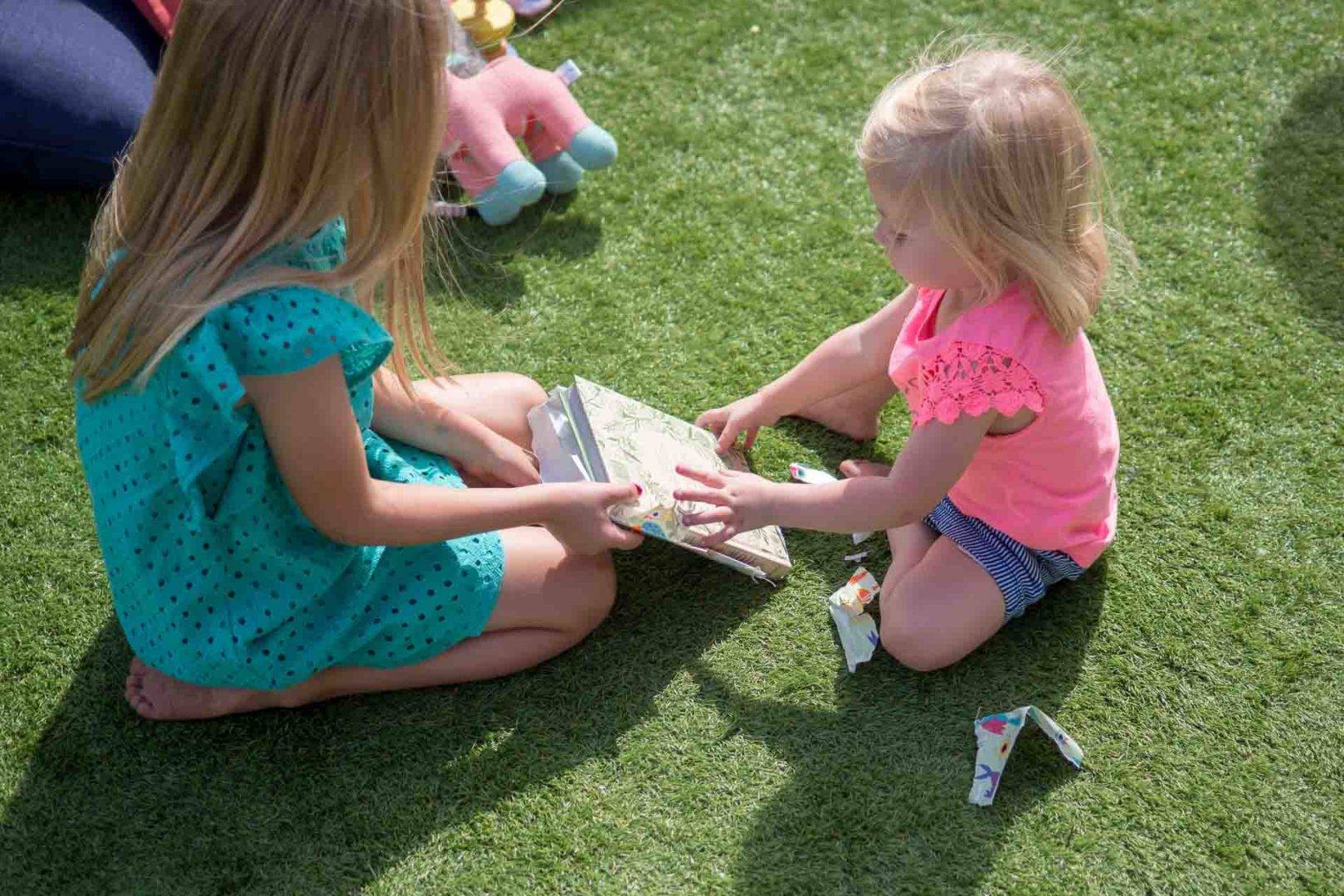 Artificial grass is child friendly