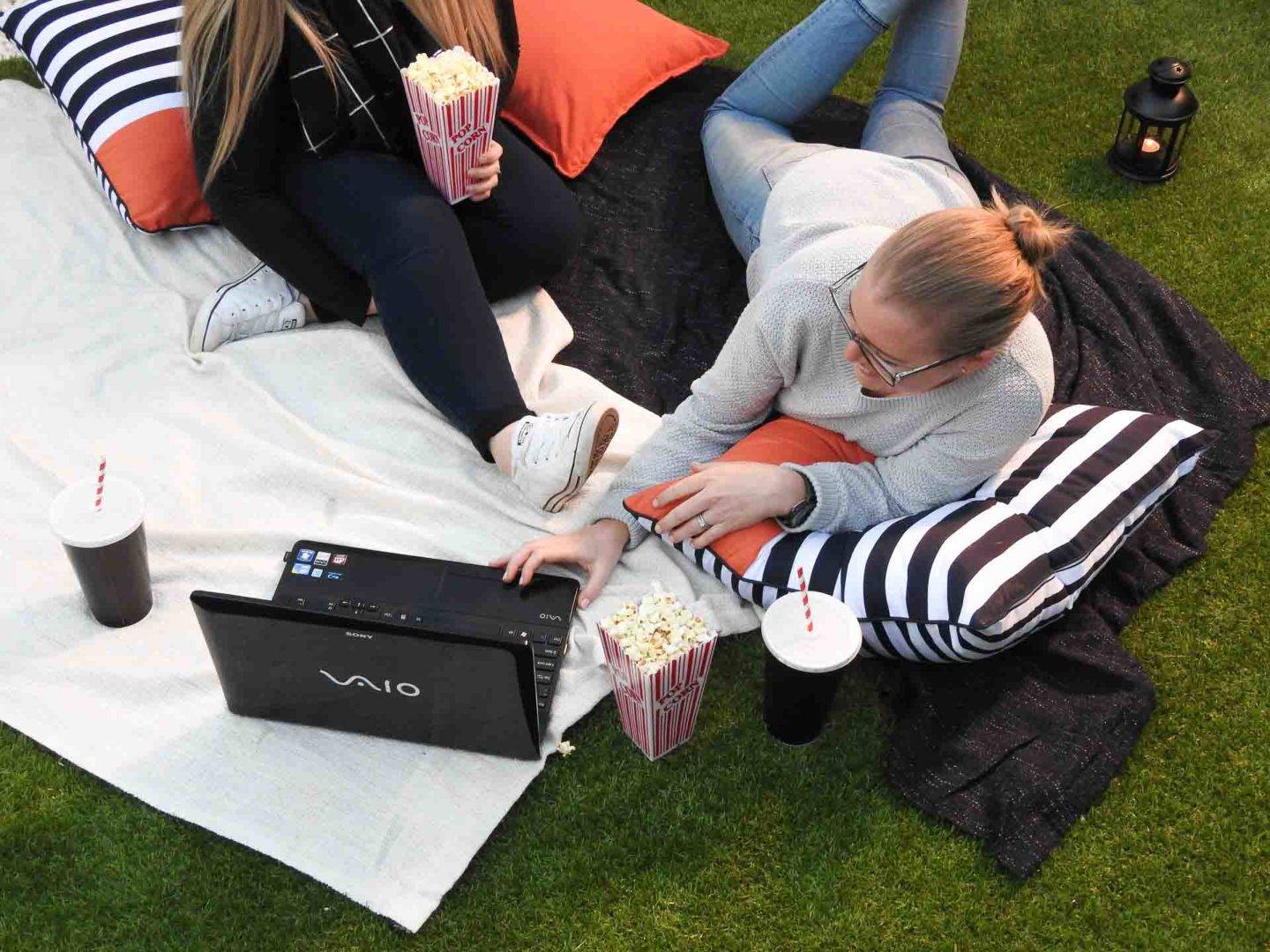 Enjoy a fun-filled camping experience in your back garden - Have a Movie Night in Your Backyard, Australian Outdoor Living.