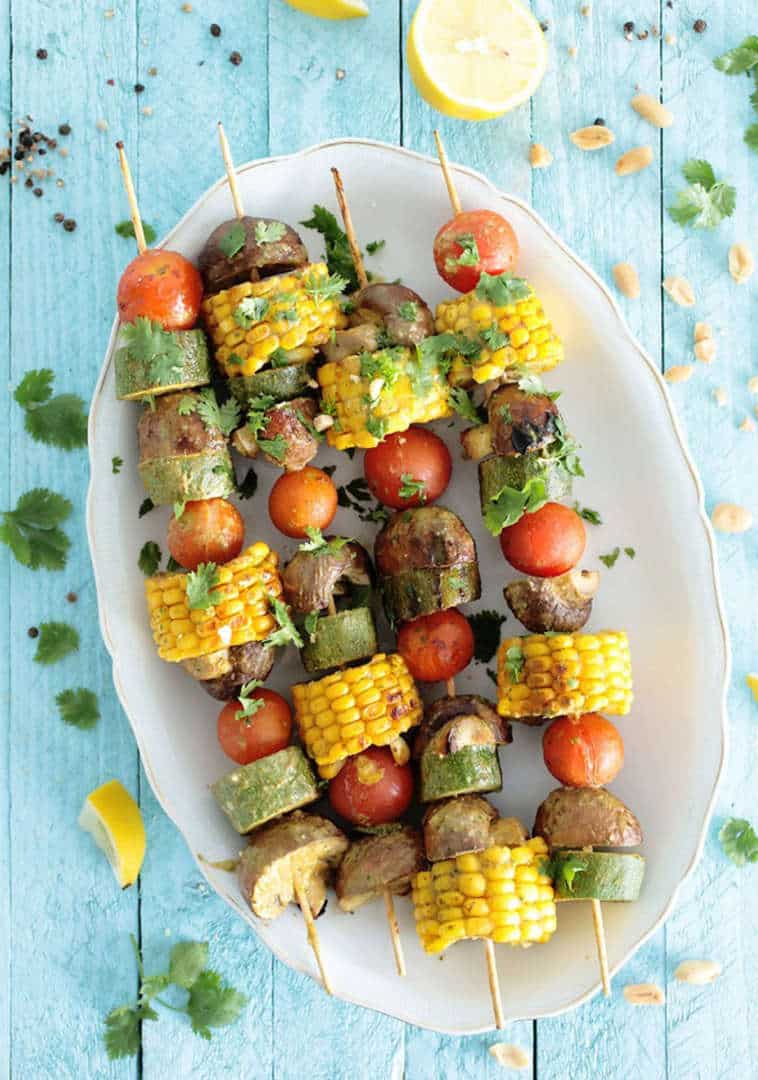 The BBQ is not just for the meat-lovers - These veggies skewers look simply mouthwatering, Australian Outdoor Living.
