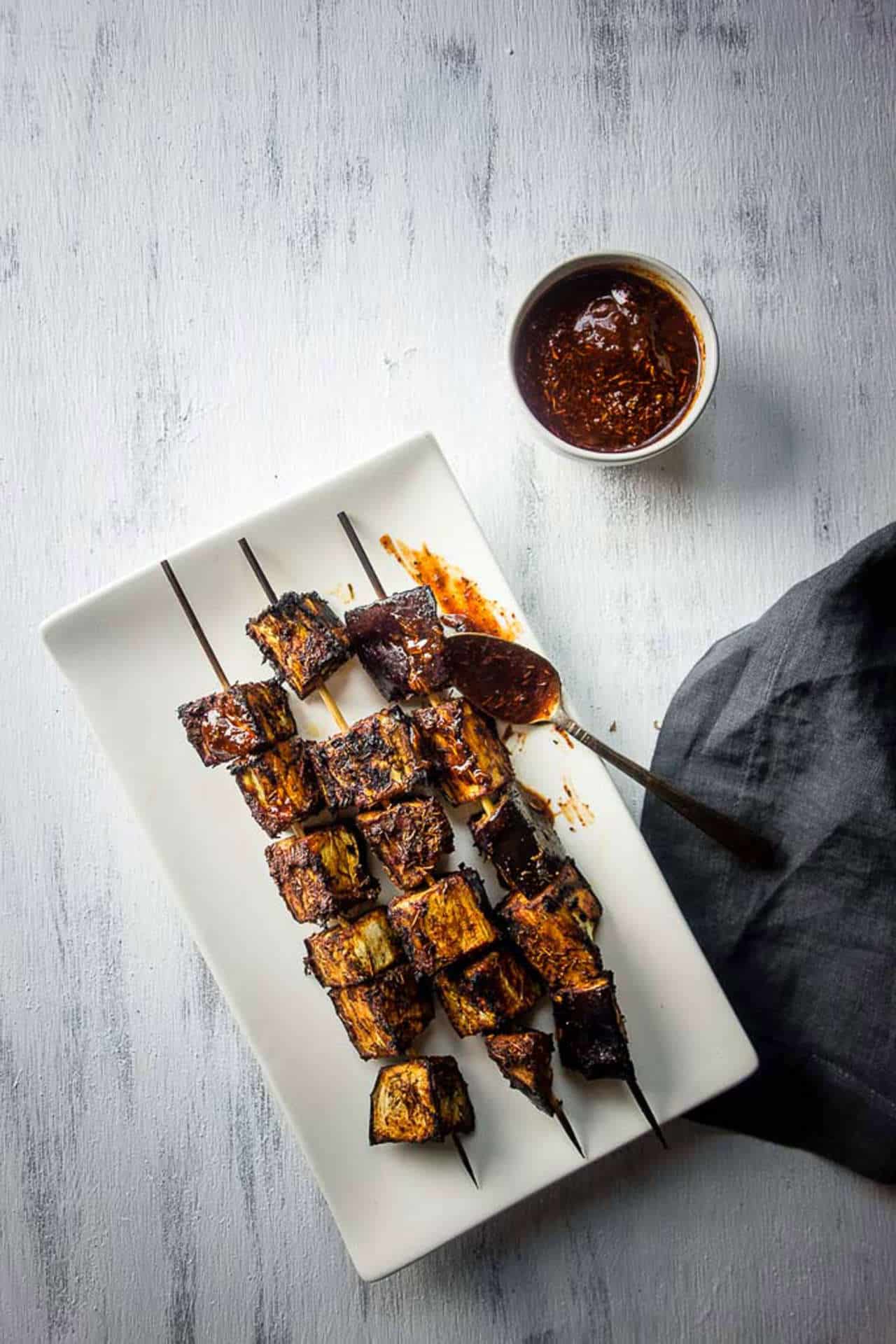 The BBQ is not just for the meat-lovers - Grilled Eggplant, Australian Outdoor Living.