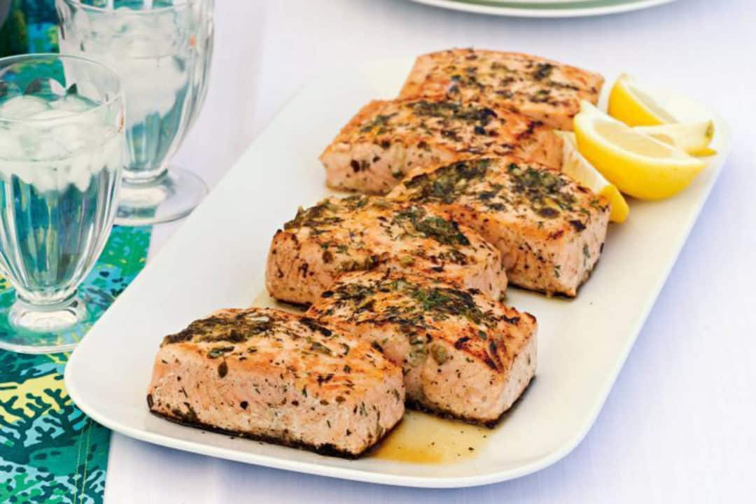 Mouth-watering Mediterranean recipes to satisfy your hunger - BBQ Salmon with Lemon and Herbs, Australian Outdoor Living.