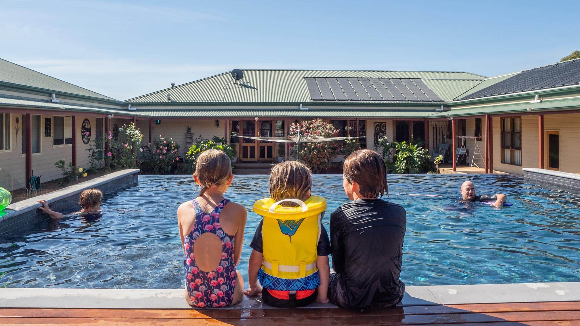 Swimming pool safety: how to keep the kids safe this summer - Children must be supervised at all times around the water, Australian Outdoor Living.