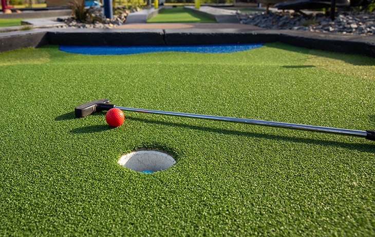 Multisport Artificial turf perfect for mini golf, cricket, lawn bowls and any other sport you might want to play in your backyard