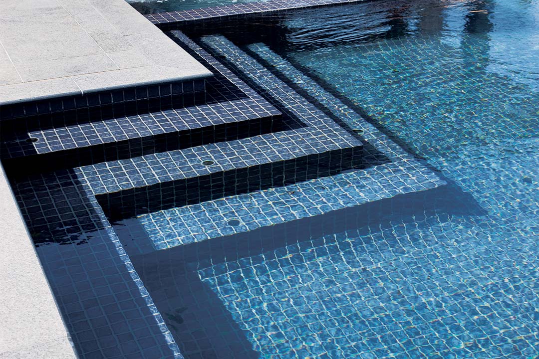 swimming pool with steps