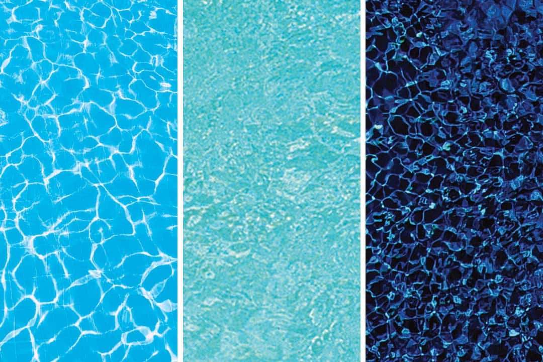 swimming pool colour swatches