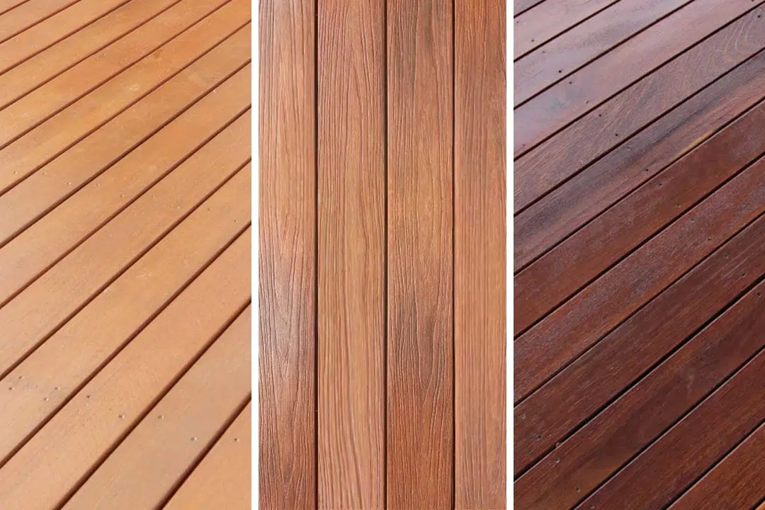 different timber textures