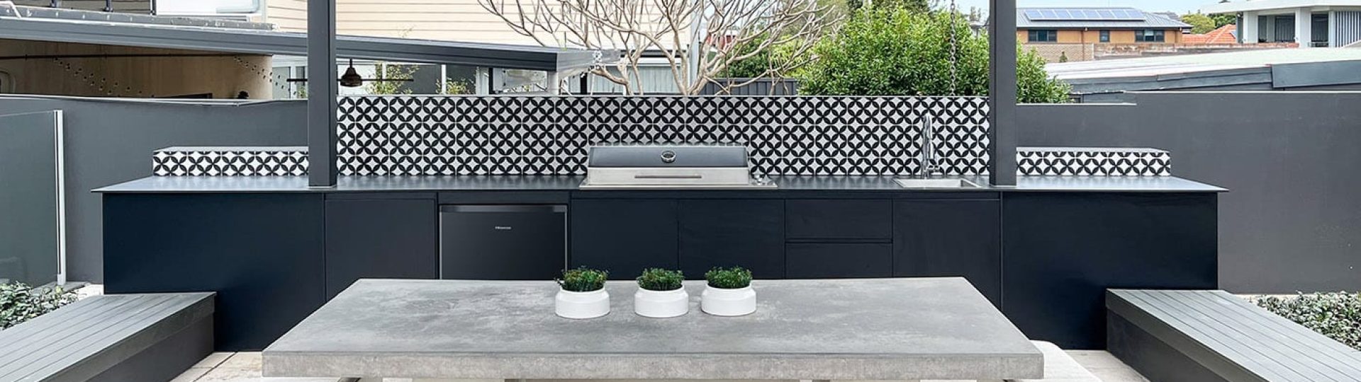 Covered Outdoor Kitchen
